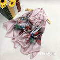 Silk Scarf Pattern Geometric Customise silk luxury scarf Factory